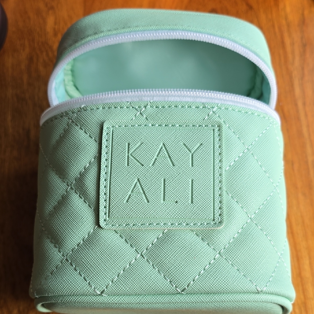 Kayali Pistachio Green Perfume/Makeup Bag